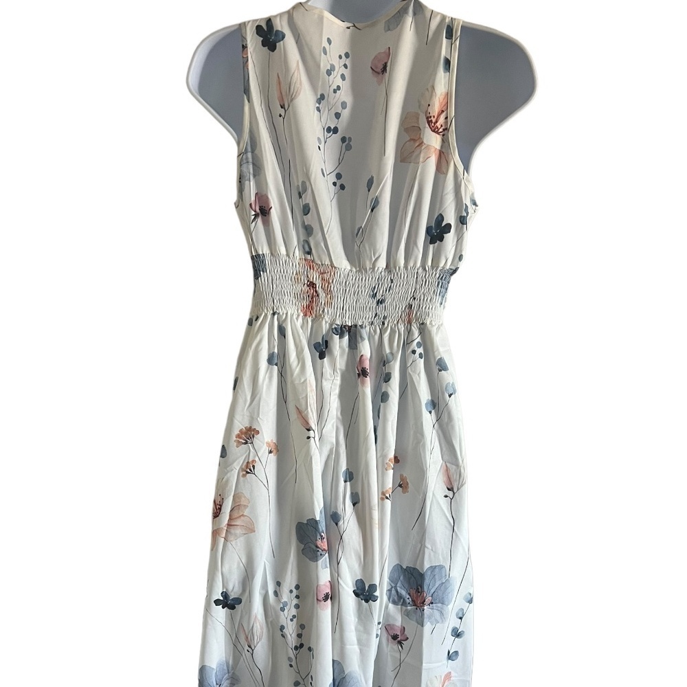Shein | White Floral Maxi Dress | NWOT - Picture 5 of 7